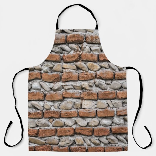 Bruine bakwand schort (Voorkant)