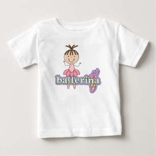 Bruine Ballerina - Roze Baby Tutu Bodysuit