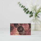 bruine-ballonnen gebeurtenissenplanner Abstract Visitekaartje (Staand voorkant)