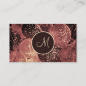 bruine-ballonnen gebeurtenissenplanner Abstract Visitekaartje (Voorkant)