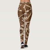 Bruine bandana leggings (Achterkant)