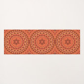 Bruine basis Mandala Yogamat (Achterkant (horizontaal))