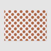 Bruine basketbal ballen op wit tissuepapier (Voorkant)