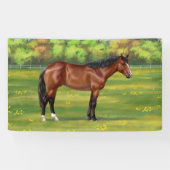 Bruine Bay Quarter Horse Spandoek (Horizontaal)
