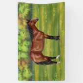 Bruine Bay Quarter Horse Spandoek (Verticaal)