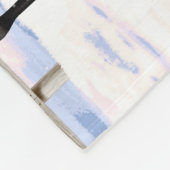 Bruine Bay Quarter Paarden in sneeuw Fleece Deken (Hoek)