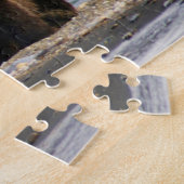 Bruine Beer Alaska. Kerstgroeten Legpuzzel (Zijkant)