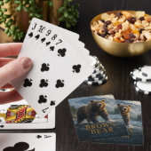 Bruine Beer Alaska Rivier DIEREN Pokerkaarten (Insitu)