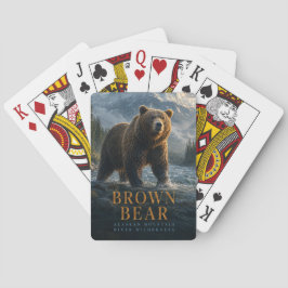 Bruine Beer Alaska Rivier DIEREN Pokerkaarten