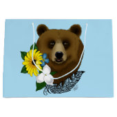 Bruine beer groot cadeauzakje (Voorkant)