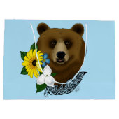Bruine beer groot cadeauzakje (Achterkant)