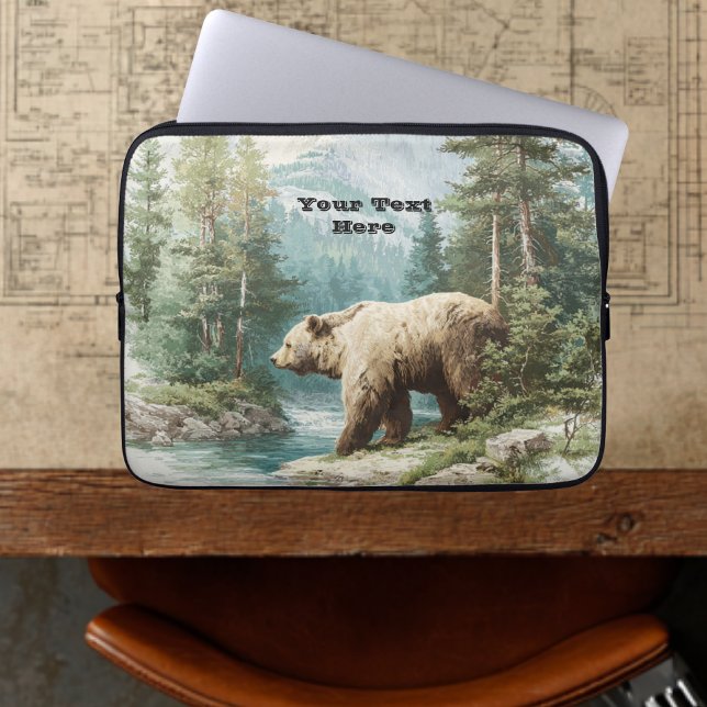 Bruine Beer Laptop Sleeve (Brown Bear Collection)