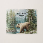 Bruine Beer Legpuzzel (Horizontaal)