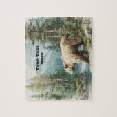 Bruine Beer Legpuzzel (Verticaal)