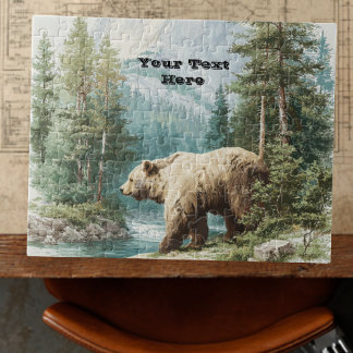 Bruine Beer Legpuzzel