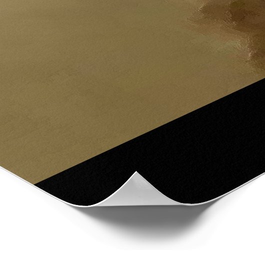 Bruine Beer Lovers Poster (Hoek)