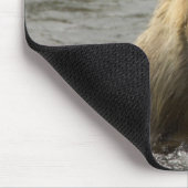 Bruine-beer-mousepad Muismat (Hoek)