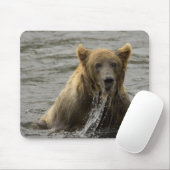 Bruine-beer-mousepad Muismat (Met muis)