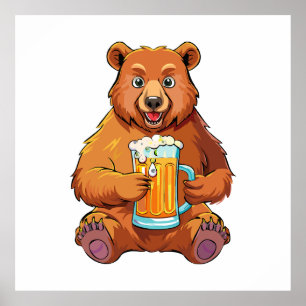 Bruine beer poster
