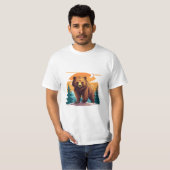 Bruine beer t-shirt (Voorkant volledig)