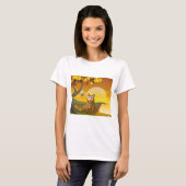 Bruine Beer Zonsondergang T-shirt (Voorkant volledig)