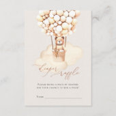 Bruine Beren ballonnen, luidere ritten Informatiekaartje (Voorkant)