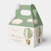 Bruine Beren ballonnen voor draagtas Bedankdoosjes (Achterkant)