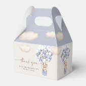 Bruine Beren ballonnen voor draagtas Bedankdoosjes (Achterkant)