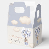 Bruine Beren ballonnen voor draagtas Bedankdoosjes (Geopend)