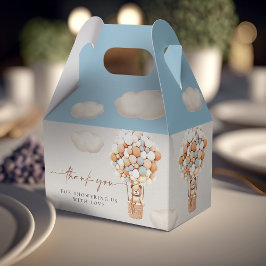 Bruine Beren ballonnen voor draagtas Bedankdoosjes