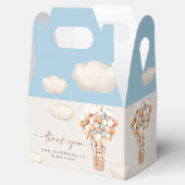 Bruine Beren ballonnen voor draagtas Bedankdoosjes (Geopend)