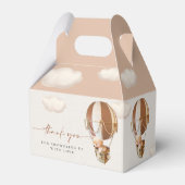 Bruine Beren ballonnen voor draagtas Bedankdoosjes (Achterkant)