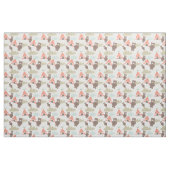 Bruine Beren en weefsel van thee Stof (Fat Quarter)