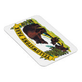 bruine Beren in het nationale park van Yellowston Magneet (Rechterzijde)