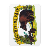 bruine Beren in het nationale park van Yellowston Magneet (Verticaal)