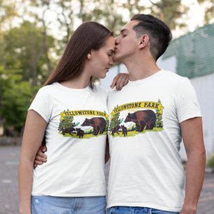  bruine Beren in het nationale park van Yellowston T-shirt