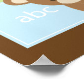 Bruine Beren Kinder wandbekleding Poster (Hoek)