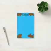 Bruine beren post-it® notes (Kantoor)