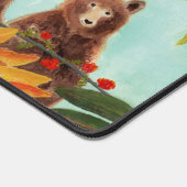 Bruine Beren Rood rowanenbessen Bureaumat (Hoek)