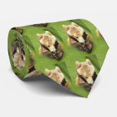 Bruine beren stropdas (Opgerold)