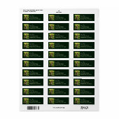 Bruine berenfamilie etiket (Full Sheet)