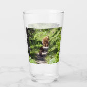 Bruine berenfamilie glas (Achterkant)