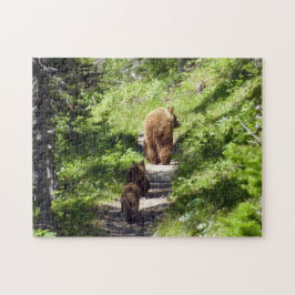 Bruine berenfamilie legpuzzel