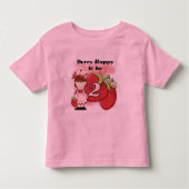 Bruine Berry 2e Verjaardag T-shirts en geschenken (Voorkant)