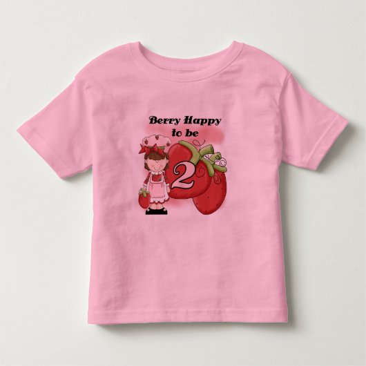 Bruine Berry 2e Verjaardag T-shirts en geschenken (Voorkant)