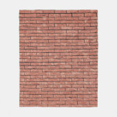 Bruine betonsteen fleece deken (Voorkant)