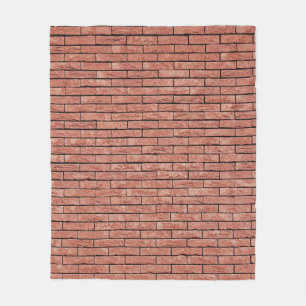 Bruine betonsteen fleece deken