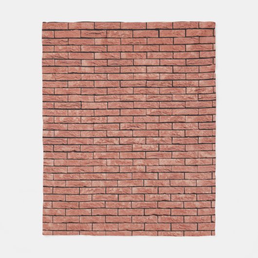 Bruine betonsteen fleece deken (Voorkant)