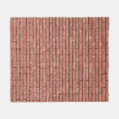 Bruine betonsteen fleece deken (Voorkant (Horizontaal))