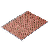 Bruine betonsteen notitieboek (Linkerzijde)
